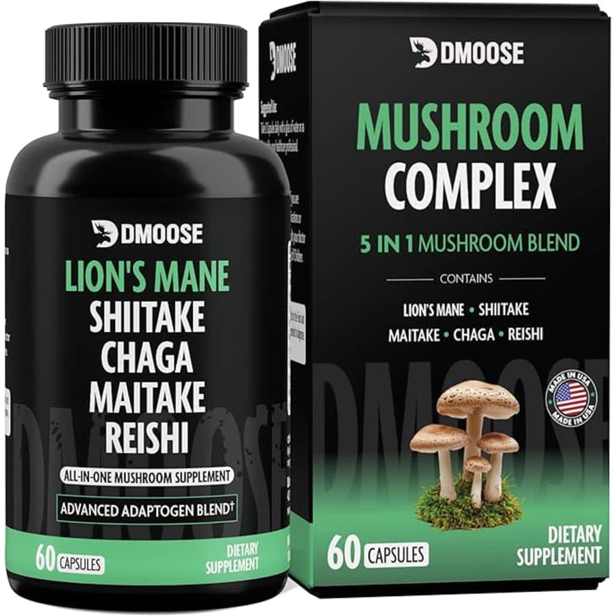 Lions Mane Mushroom Supplement Complex for $9