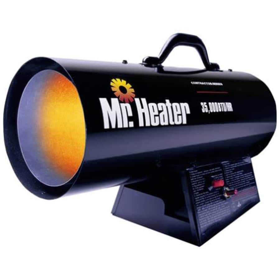 Mr. Heater 35,000 BTU Propane Forced-Air Heater #MH35FA for $103 Mr. Heater 35,000 BTU Propane Forced-Air Heater #MH35FA for $103