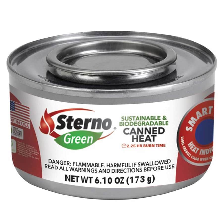 Sterno Green 6.1-oz. Canned Heat 6-Pack for $20 Sterno Green 6.1-oz. Canned Heat 6-Pack for $20
