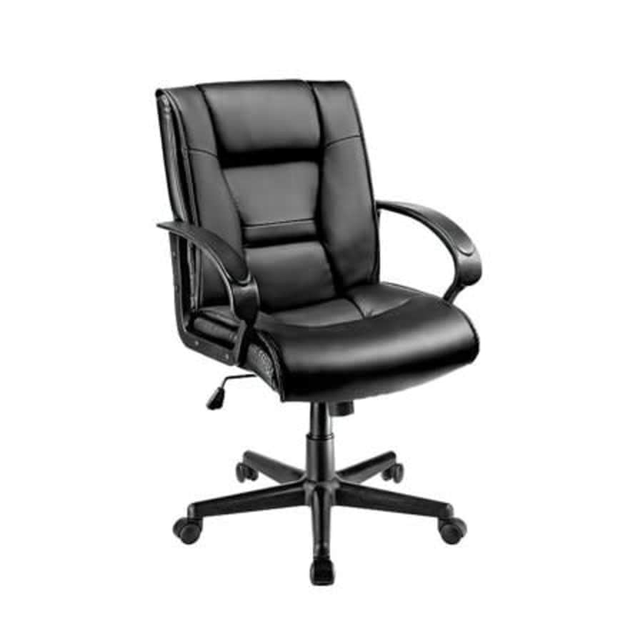Brenton Studio Ruzzi Faux Leather Mid-Back Office Chair for $60 Brenton Studio Ruzzi Faux Leather Mid-Back Office Chair for $60