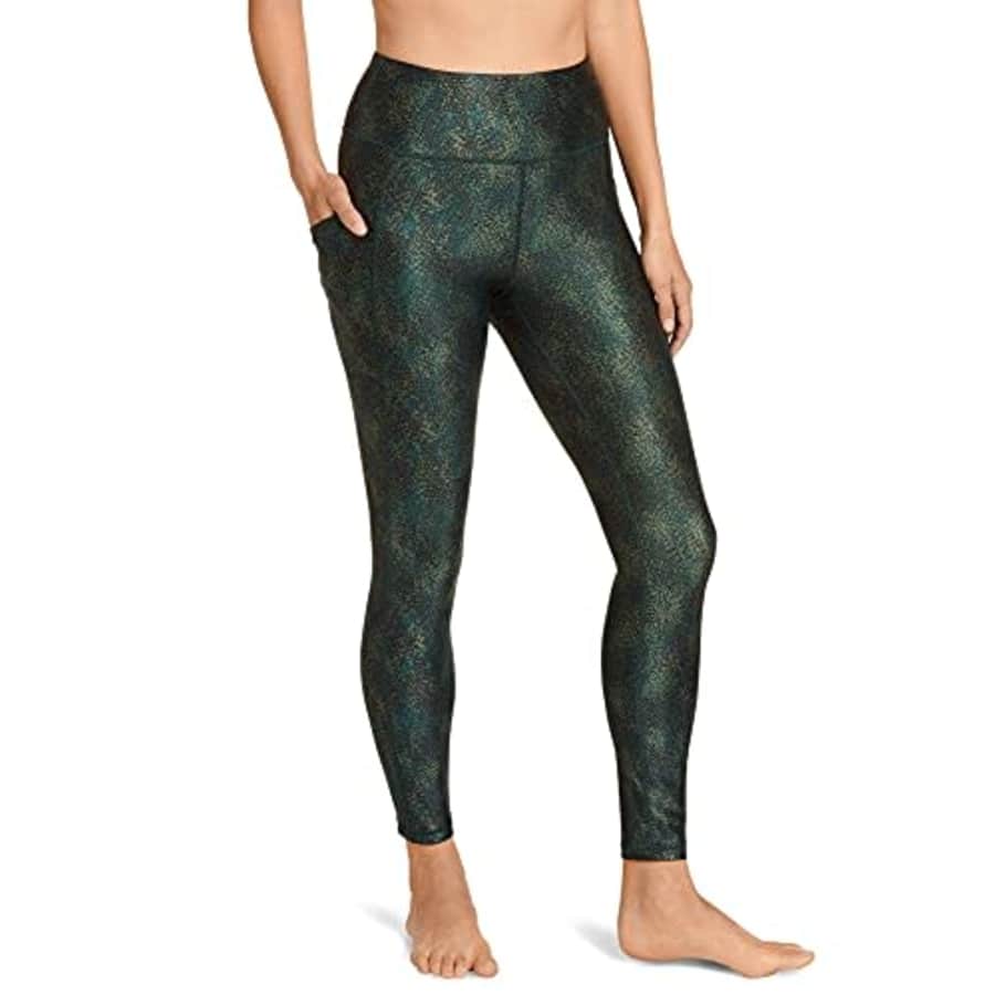 Jockey Women's Activewear Performance 7/8 Legging, Teal Oasis Print, 3X for $15