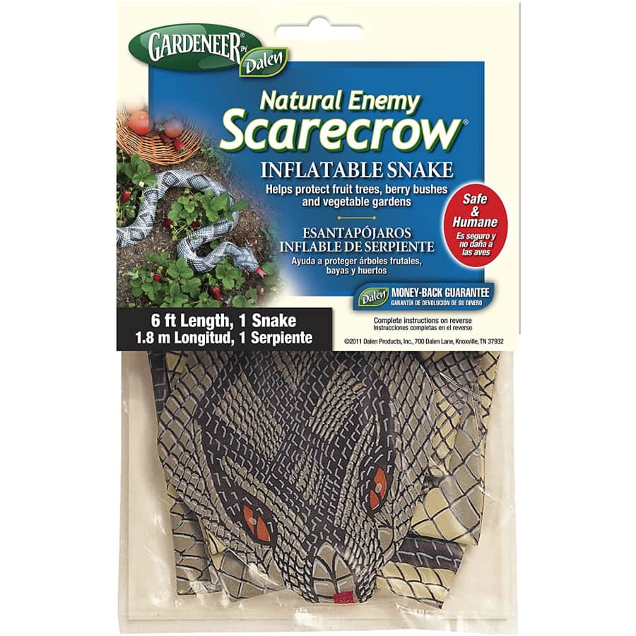 Gardeneer by Dalen 6-Ft. Natural Enemy Scarecrow Inflatable Snake for $18