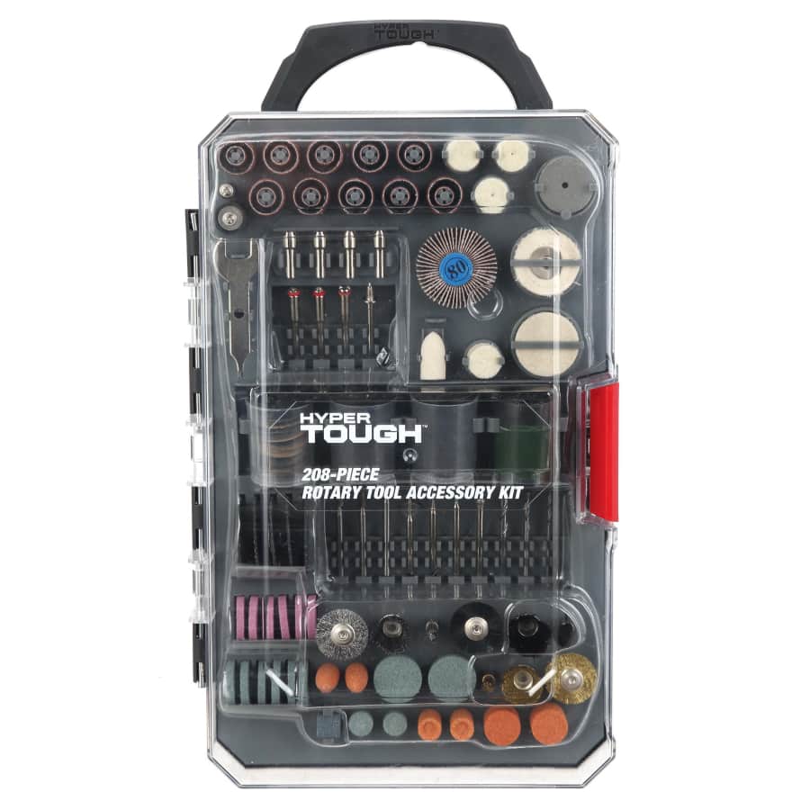Hyper Tough 208-Piece Rotary Tool Accessory Kit for $15 Hyper Tough 208-Piece Rotary Tool Accessory Kit for $15