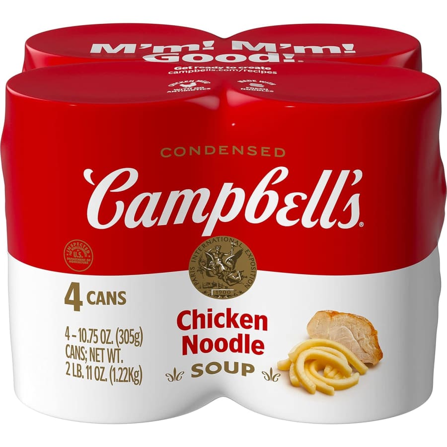 Campbell's Condensed Chicken Noodle Soup 10.75-oz. Can 4-Pack for $2.94 via Sub & Save