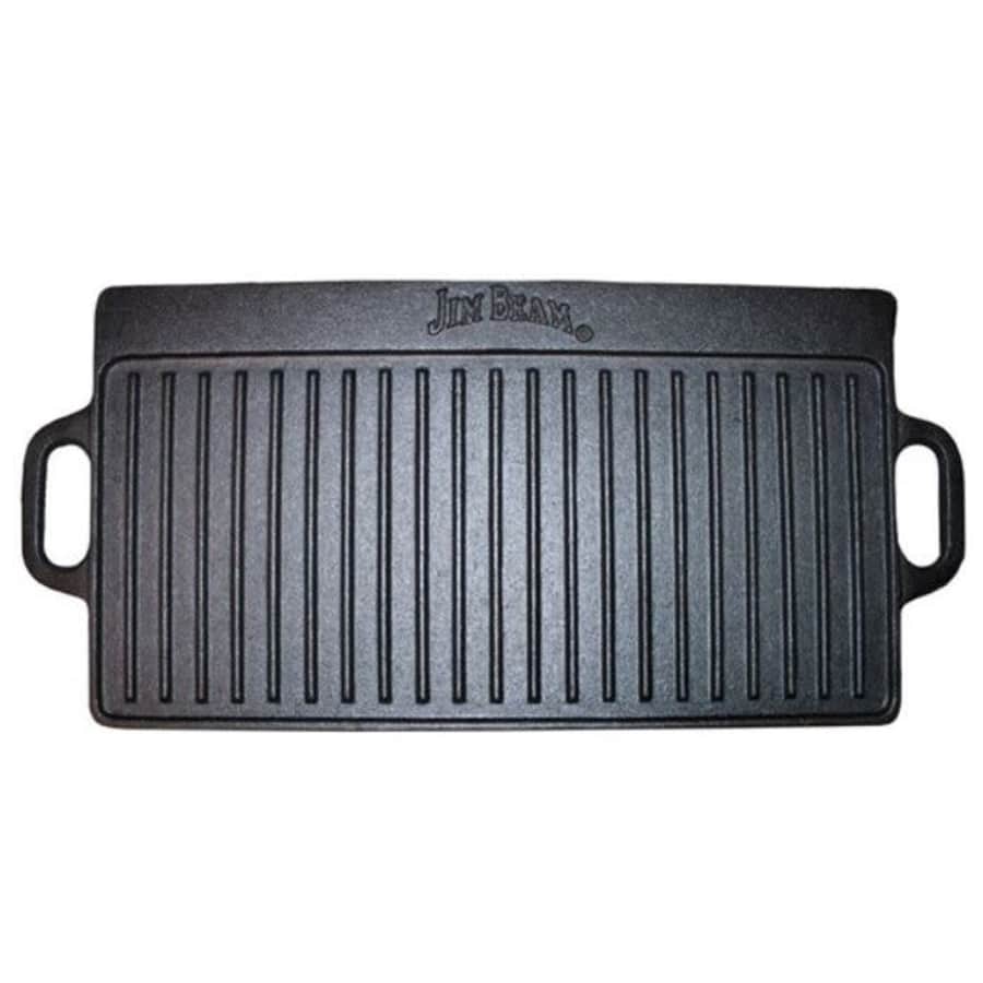 Jim Beam Double Sided Cast Iron Griddle for $20