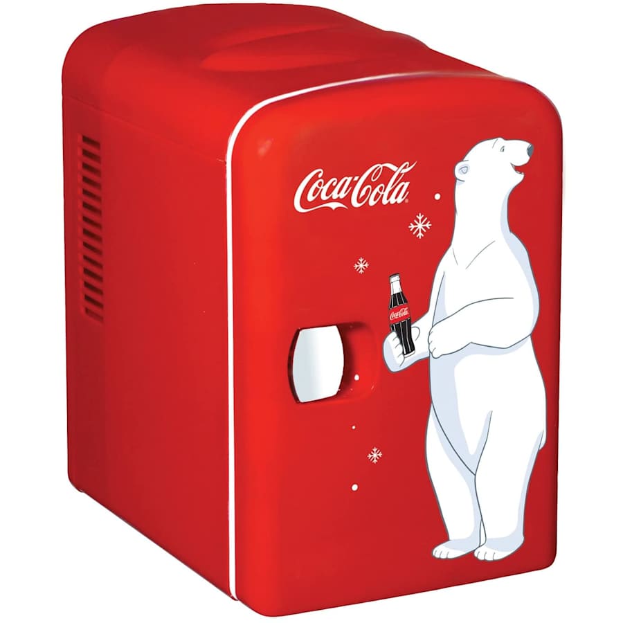 Coca-Cola Personal 6-Can Portable Mini Fridge for $35 Coca-Cola Personal 6-Can Portable Mini Fridge for $35