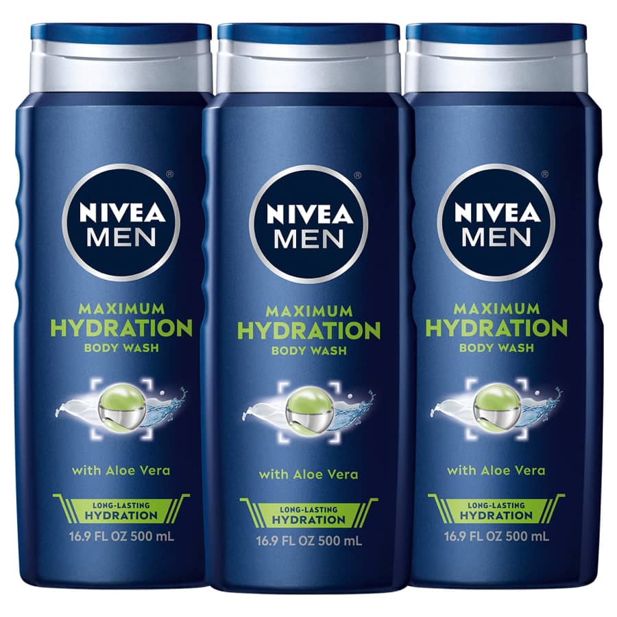 Nivea Men Maximum Hydration Body Wash 3-Pack for $14