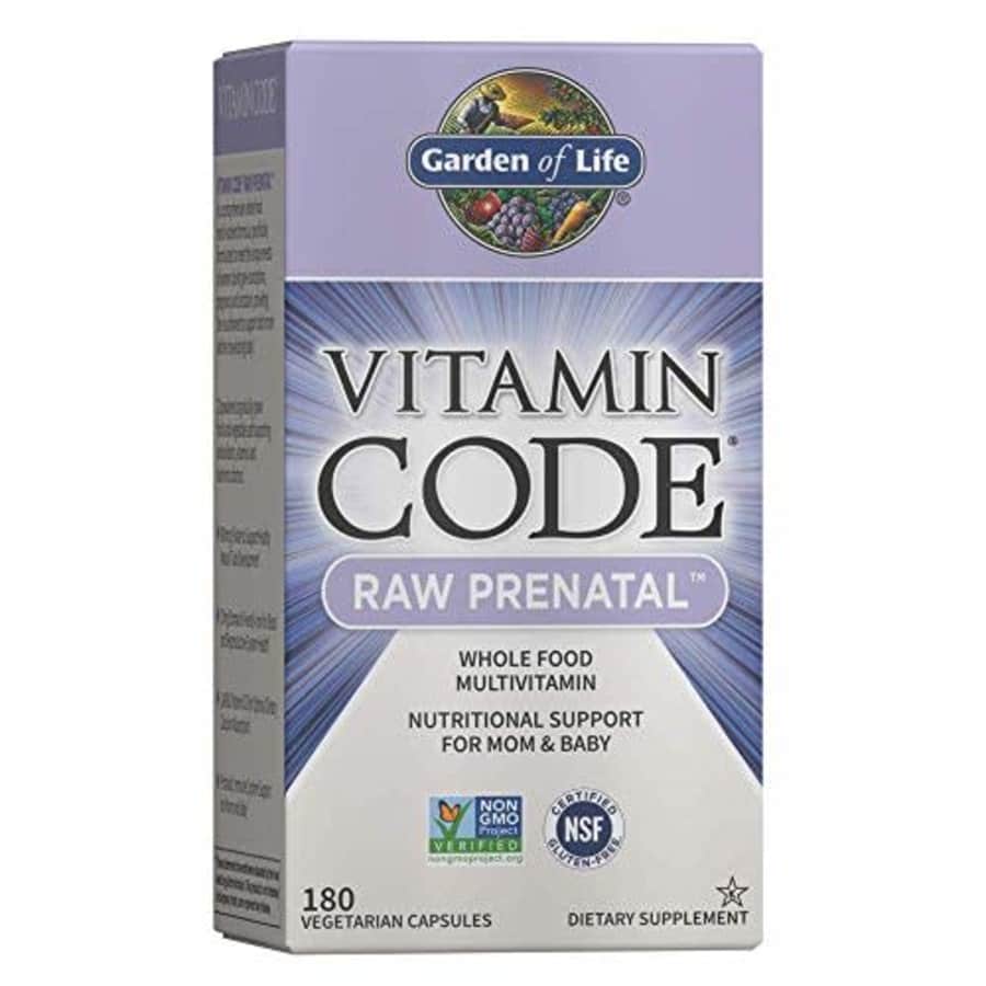 Garden of Life Vitamin Code Raw Prenatal Multivitamin, Whole Food Prenatal Vitamins with Iron, for $50 Garden of Life Vitamin Code Raw Prenatal Multivitamin, Whole Food Prenatal Vitamins with Iron, for $50
