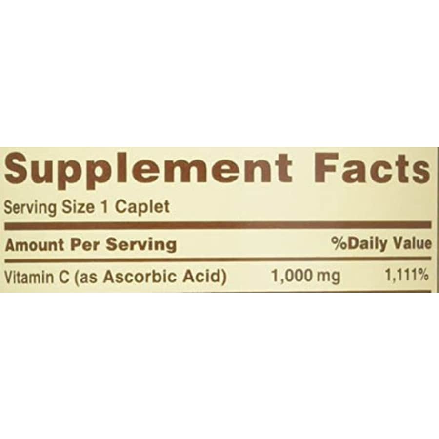 Sundown Naturals Vitamin Supplement High Potency Vitamin C 1000 mg - 300 Caplets for $24