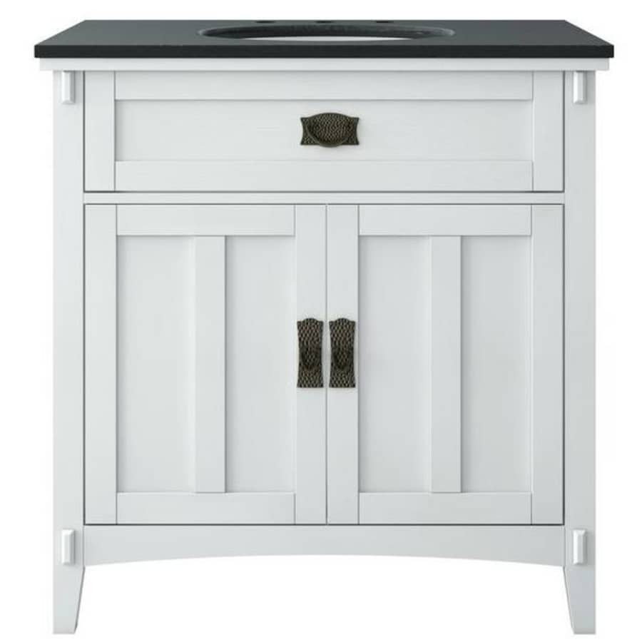 Home Decorators Collection Artisan 33" Vanity w/ Marble Top for $325