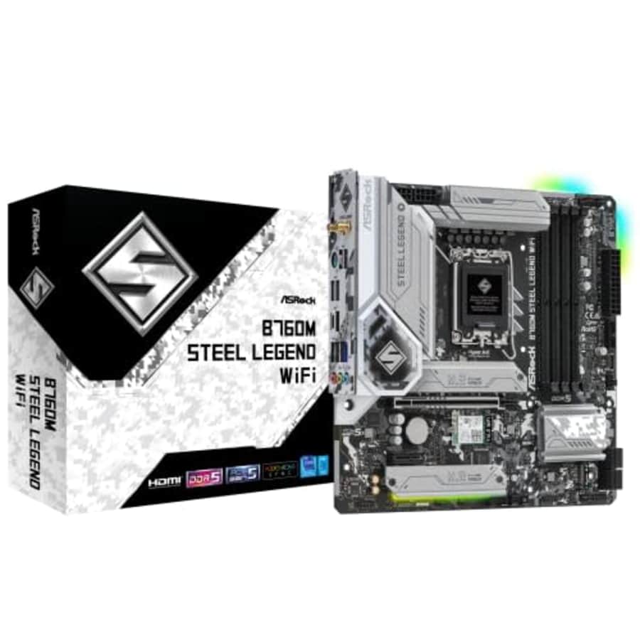 ASRock B760M Steel Legend WiFi Motherboard for $203