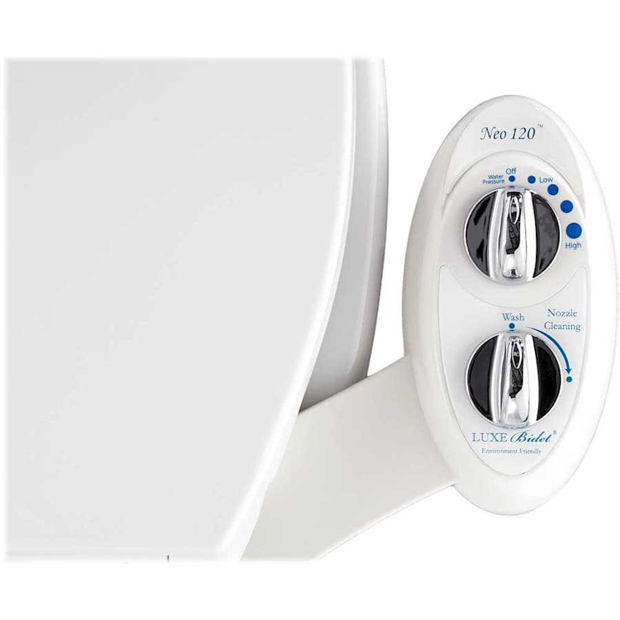 Luxe Bidet Neo 120 Non-Electric Self-Cleaning Nozzle Universal Fit Bidet Toilet Attachment for $40 Luxe Bidet Neo 120 Non-Electric Self-Cleaning Nozzle Universal Fit Bidet Toilet Attachment for $40