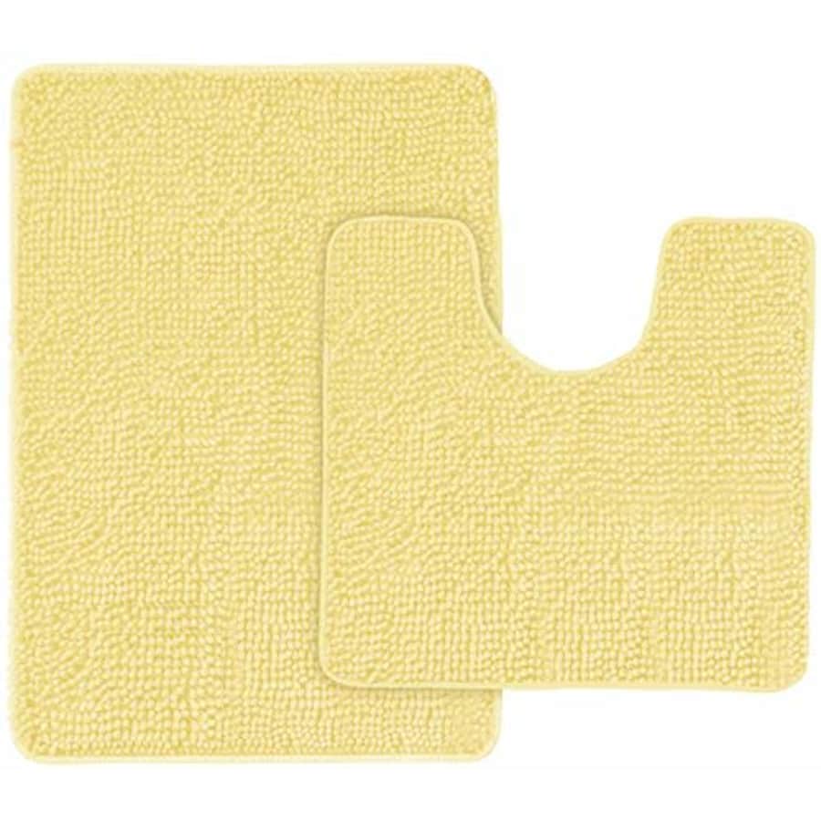 Gorilla Grip Area Rug Set, Soft Chenille 2 Piece Sets, Toilet Base Mat & 30x20 Mat, Absorbent for $32