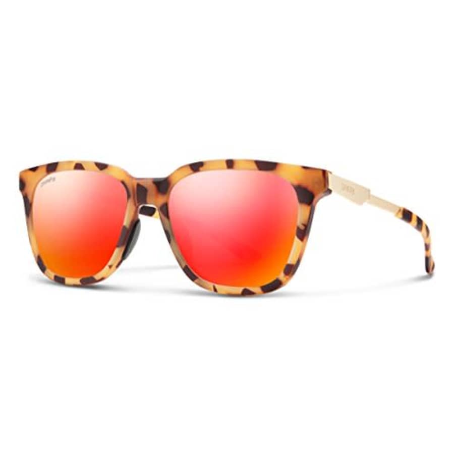 Smith Optics Roam ChromaPop Sunglasses, Matte Honey Tort / Chromapop Red Mirror, One Size for $112