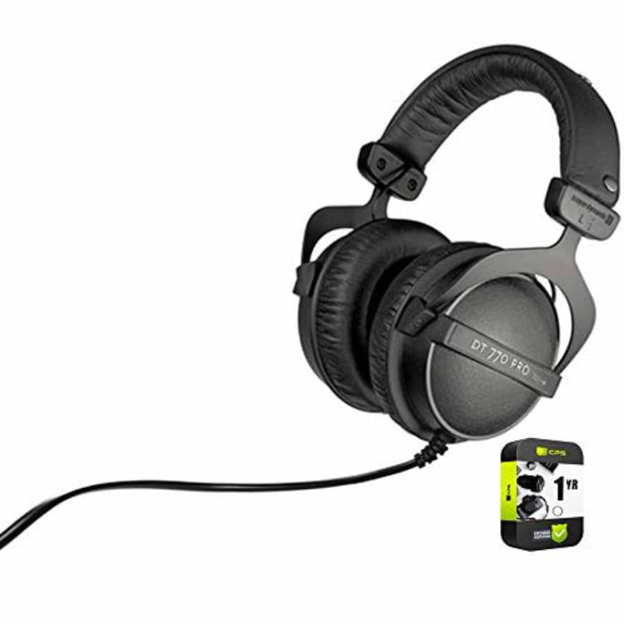 beyerdynamic 483664 DT 770 Pro Closed Dynamic Over-Ear Headphones 32 Ohm Bundle with 1 YR CPS for $169 beyerdynamic 483664 DT 770 Pro Closed Dynamic Over-Ear Headphones 32 Ohm Bundle with 1 YR CPS for $169