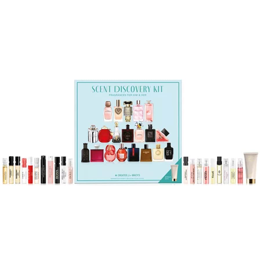 21-Piece Fragrance Sampler Set For Him & Her for $30 21-Piece Fragrance Sampler Set For Him & Her for $30