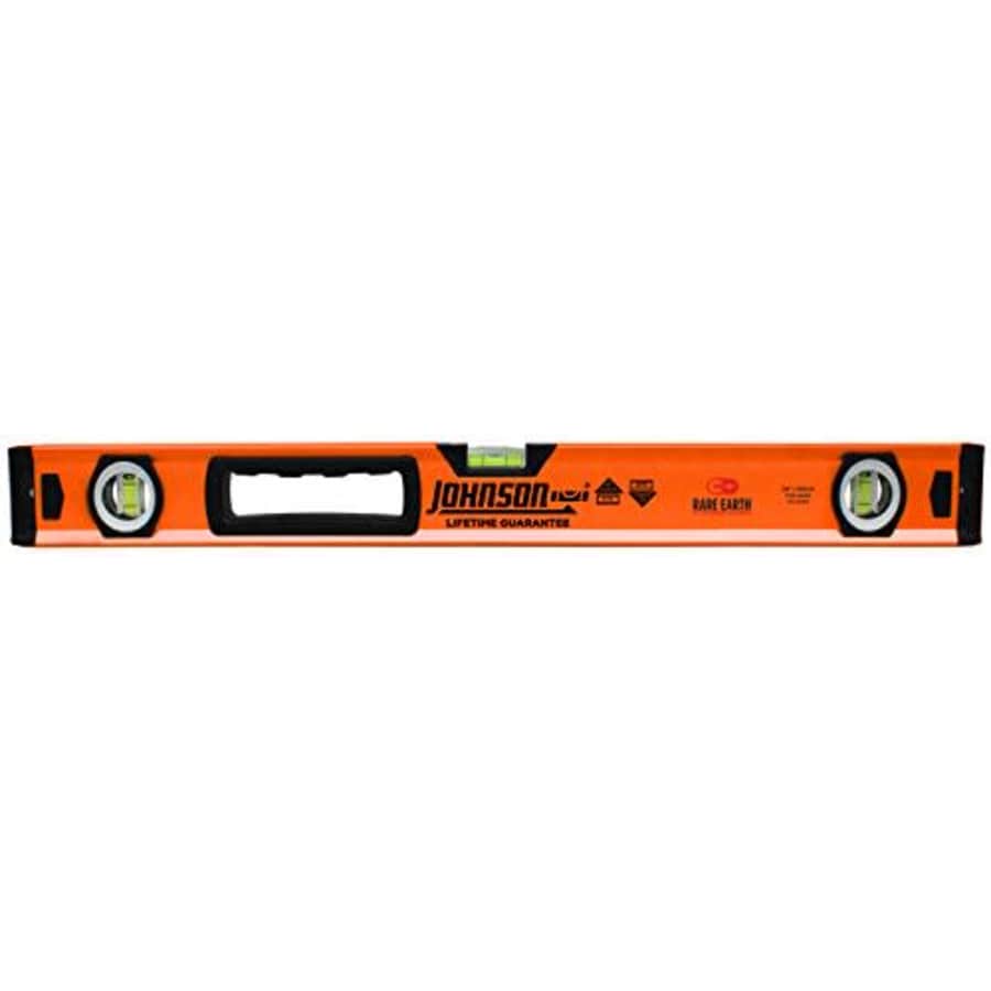 Johnson Level & Tool 1721-2400 24" Magnetic Aluminum Box Level, Orange for $30