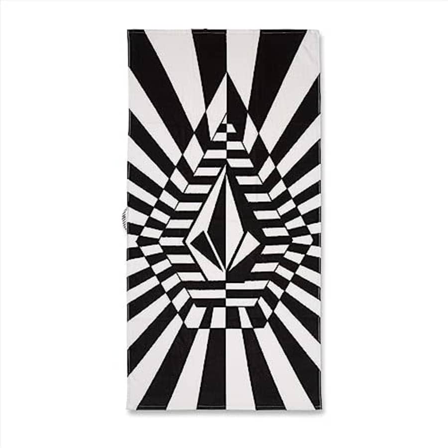 Volcom Men's Stone Ray Towel Black White O/S for $35