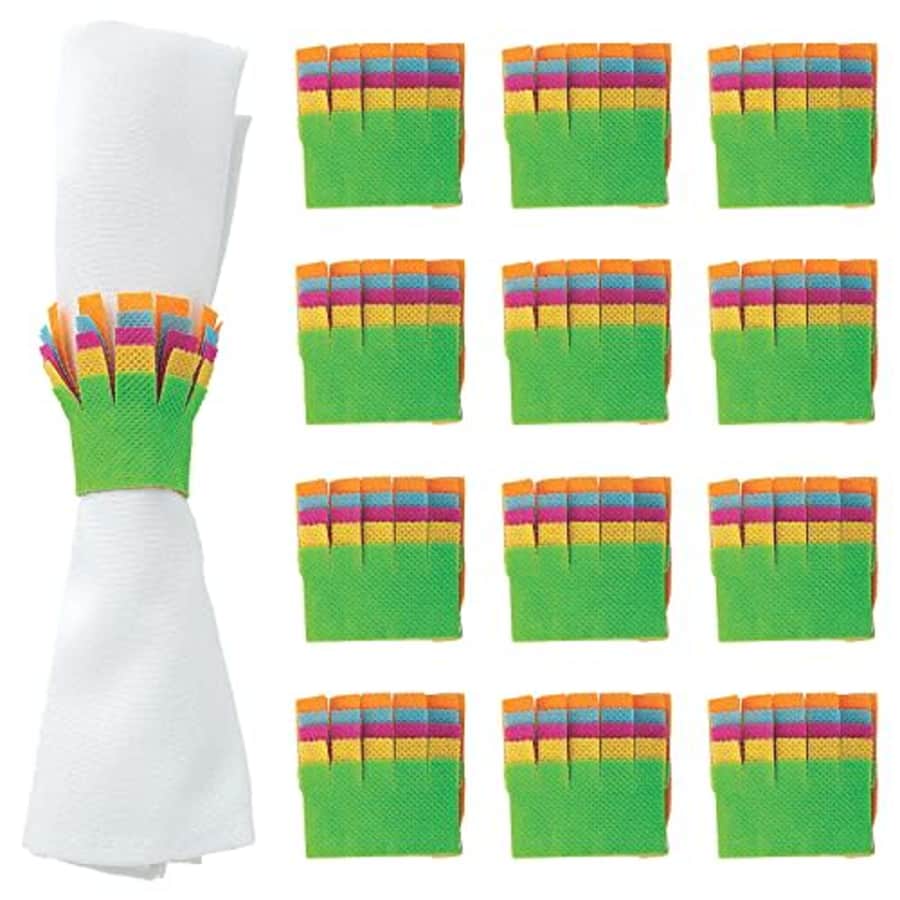 Fun Express Fiesta Fringe Napkin Rings for Cinco de Mayo Party Supplies (12 pack) for $12 Fun Express Fiesta Fringe Napkin Rings for Cinco de Mayo Party Supplies (12 pack) for $12