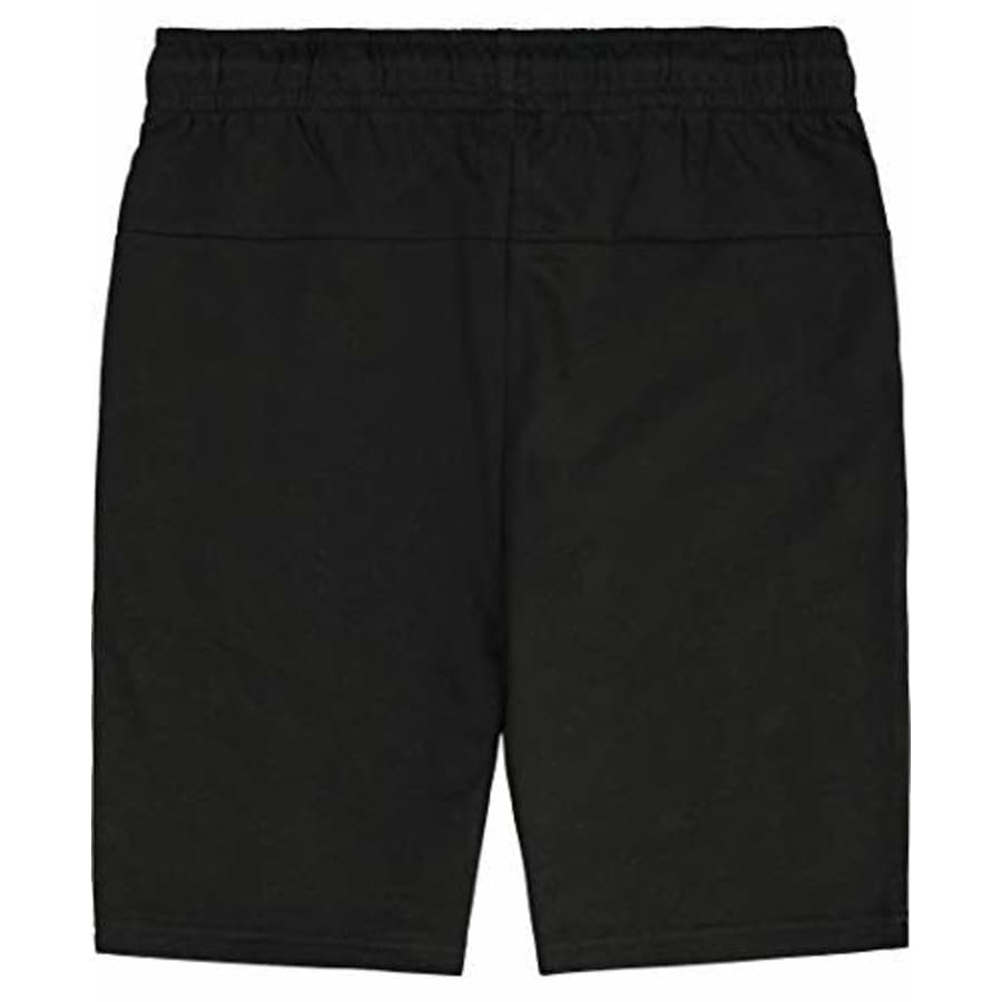 Timberland Boys' Drawstring Logo Knit Shorts, Dark Black, Medium (10/12) for $19