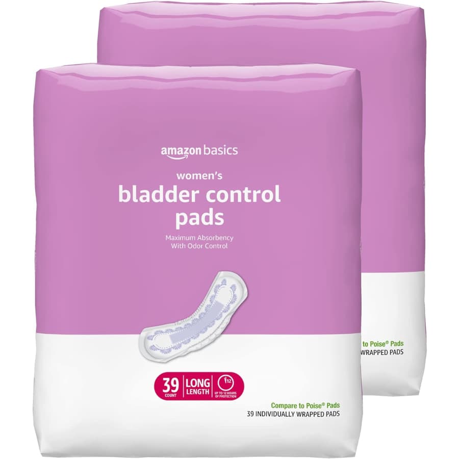 Amazon Basics Incontinence, Bladder Control & Postpartum Pads 78ct for $16 via Sub & Save Amazon Basics Incontinence, Bladder Control & Postpartum Pads 78ct for $16 via Sub & Save