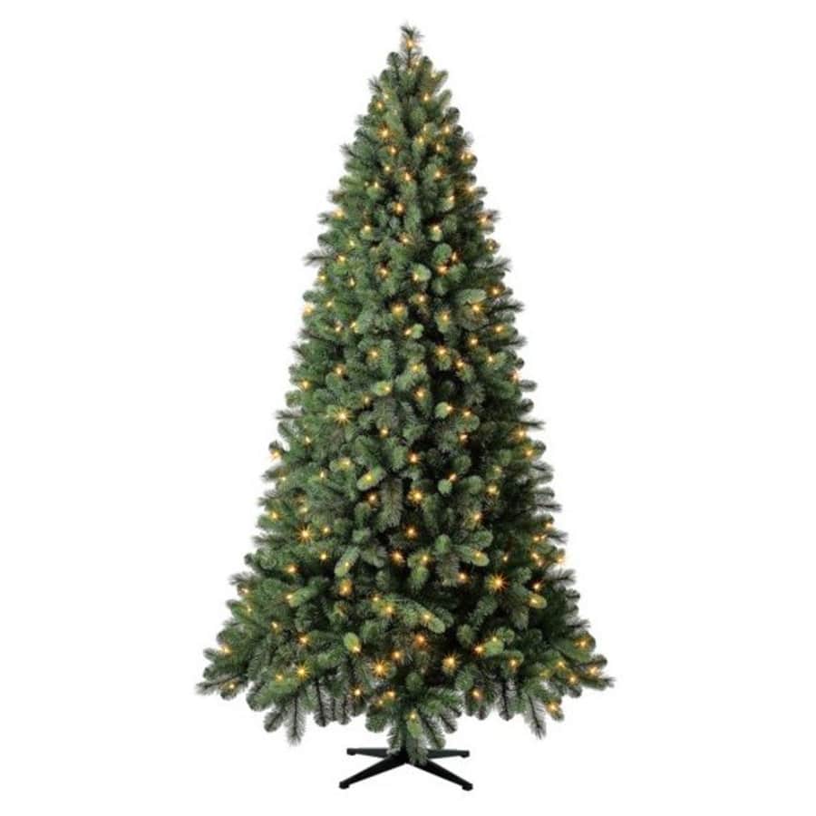 Holiday Time 7.5-Foot Pre-Lit Norwich Spruce Artificial Christmas Tree for $51