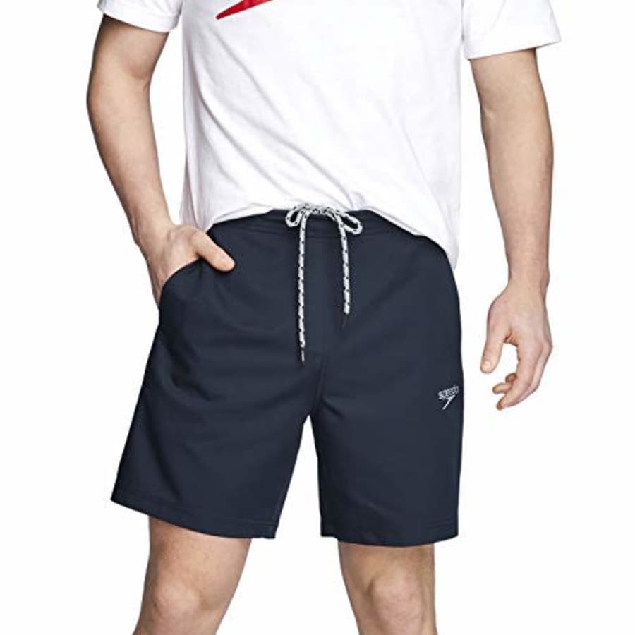 Speedo Men's Shorts Mid Length Team Warm Up for $22