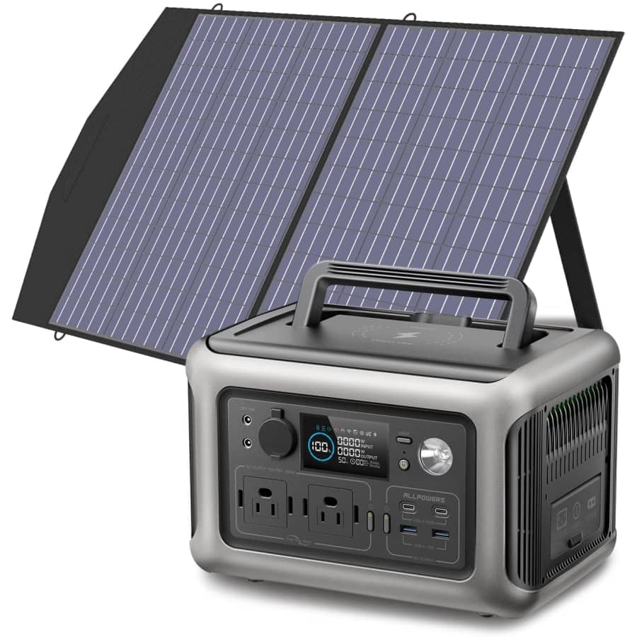 Allpowers R600 299Wh Portable Power Station w/ Solar Panel for $299 Allpowers R600 299Wh Portable Power Station w/ Solar Panel for $299