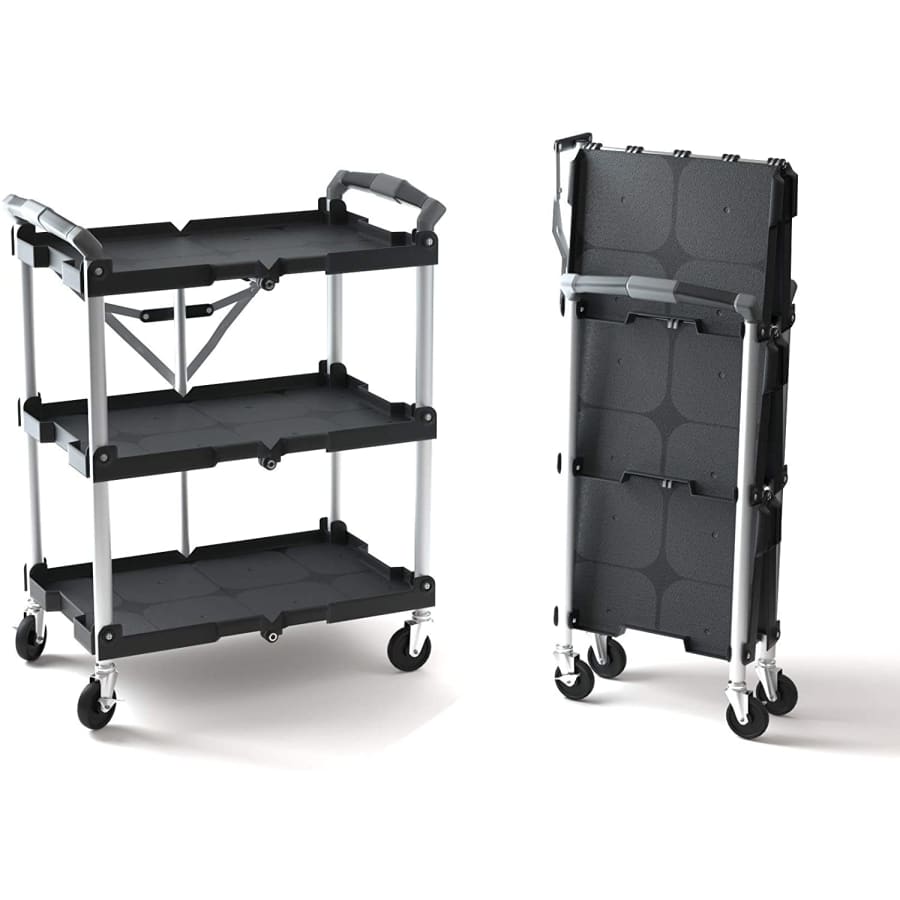 Olympia Tools Pack-N-Roll Folding Service Cart for $86