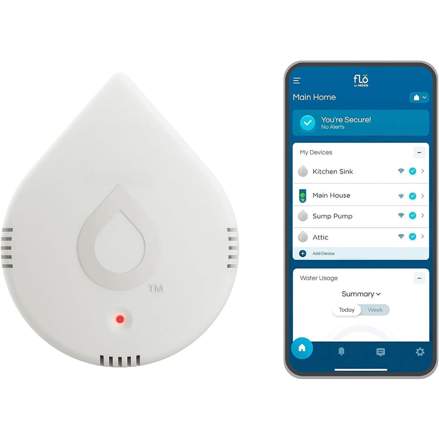 Moen Flo Smart Water Leak Detector for $27 Moen Flo Smart Water Leak Detector for $27