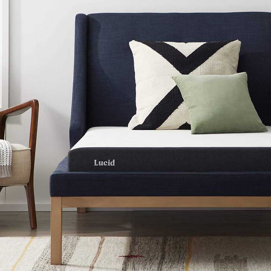 Lucid 5" Bamboo Charcoal-Infused Memory Foam Mattress from $87