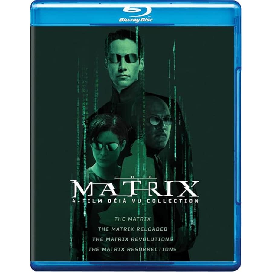 Matrix 4-Film Déjà vu Collection Blu-Ray for $12 Matrix 4-Film Déjà vu Collection Blu-Ray for $12