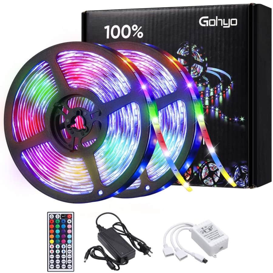 Gohyo 32.8-Foot LED Light Strip for $13