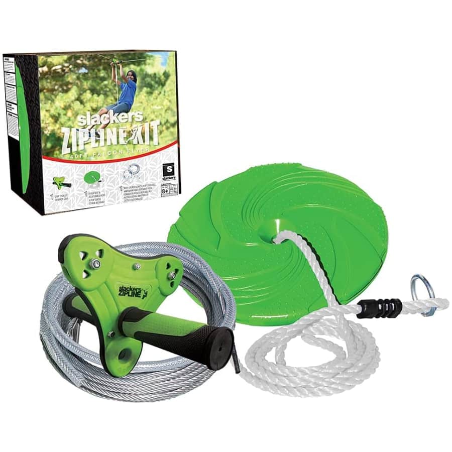 Slackers 40-Foot Zipline Falcon Kit for $95