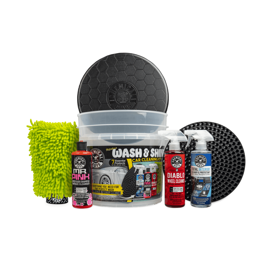 Chemical Guys Professional Wash & Shine Car Cleaning Kit for $30 Chemical Guys Professional Wash & Shine Car Cleaning Kit for $30