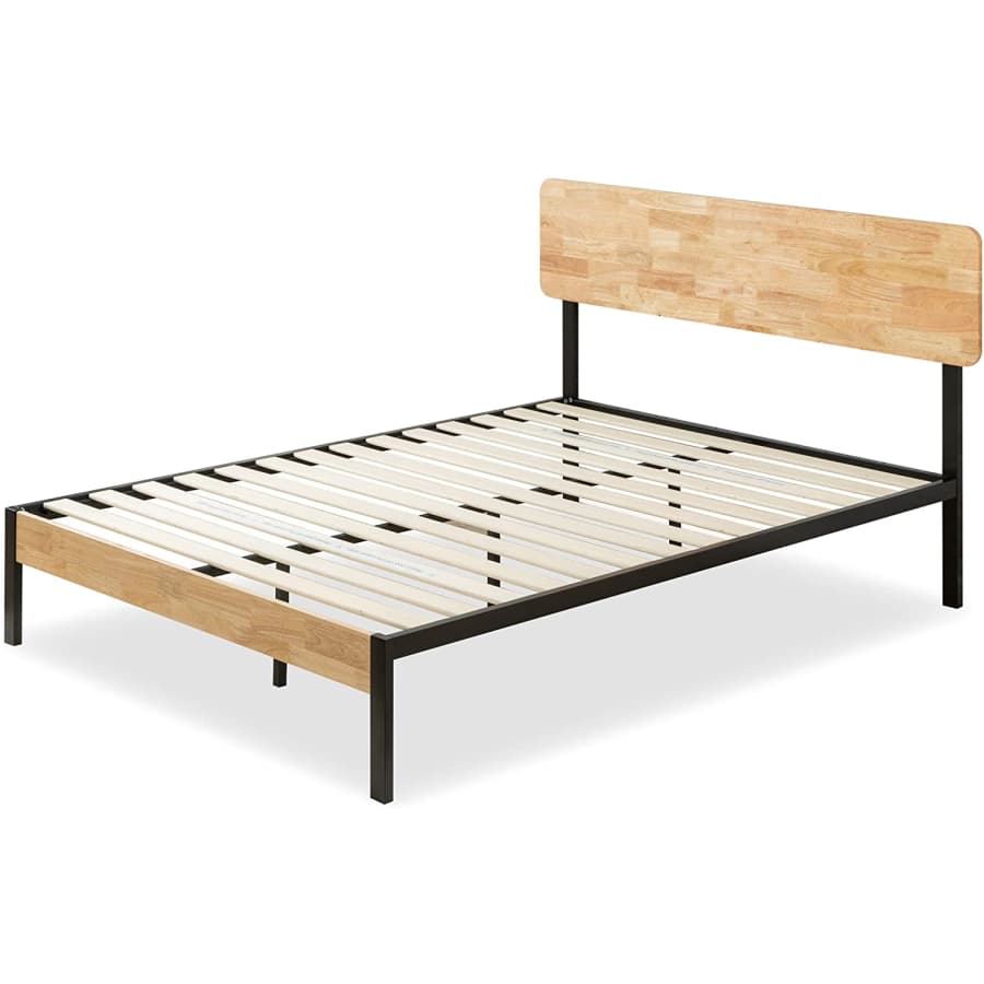 Zinus Olivia Metal and Wood Queen Platform Bed for $141 Zinus Olivia Metal and Wood Queen Platform Bed for $141