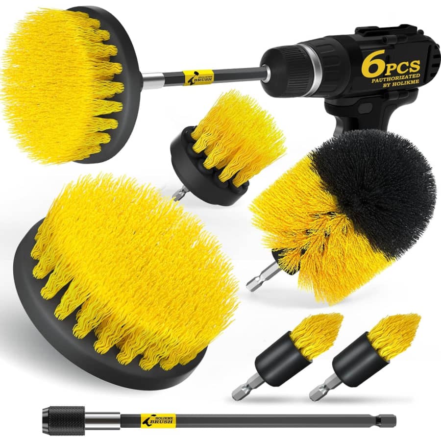 Holikme 6-Piece Drill Attachment Brush Set: $6 Holikme 6-Piece Drill Attachment Brush Set: $6