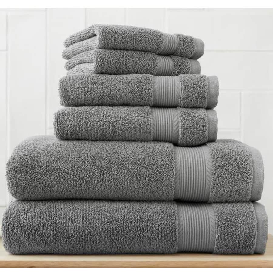 StyleWell 6-Piece Hygrocotton Towel Set for $17