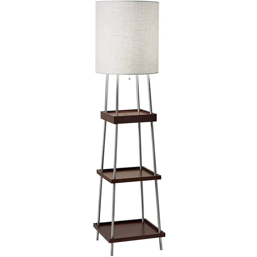 Adesso Henry Shelf Floor Lamp for $277 Adesso Henry Shelf Floor Lamp for $277