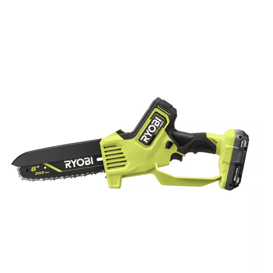 Ryobi ONE+ HP 18V Brushless 8" Battery Compact Pruning Mini Chainsaw for $149 Ryobi ONE+ HP 18V Brushless 8" Battery Compact Pruning Mini Chainsaw for $149