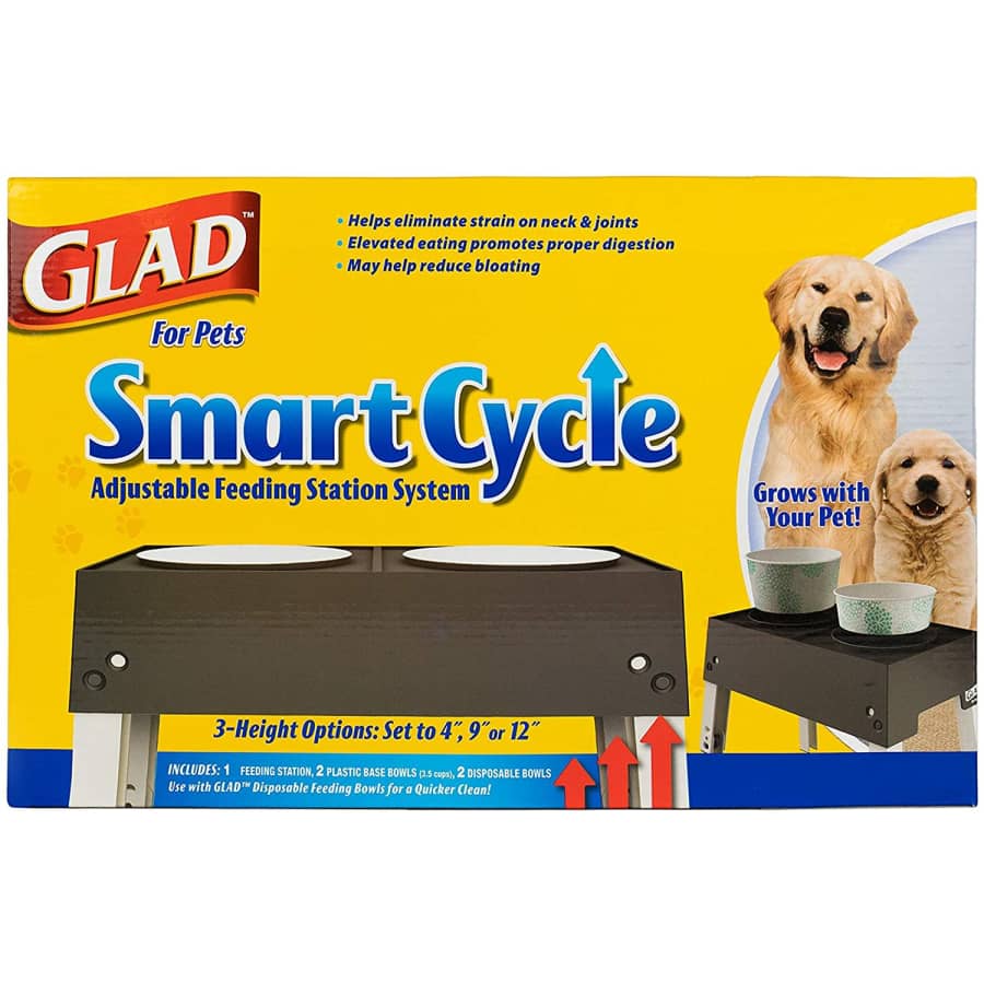 Glad for Pets Smart Cycle Adjustable Feeding Station System for $34