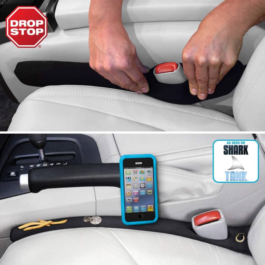 Drop Stop The Original Patented Car Seat Gap Filler 2-Pack for $20 in cart Drop Stop The Original Patented Car Seat Gap Filler 2-Pack for $20 in cart
