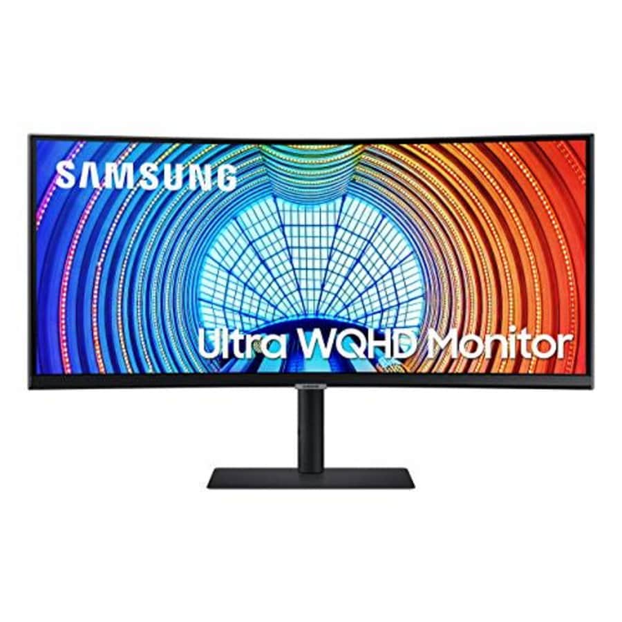 Samsung Business S65UA Series 34 Inch Curved WQHD 3440x1440 Computer Monitor, HDR10, 100 Hz, USB-C, for $486 Samsung Business S65UA Series 34 Inch Curved WQHD 3440x1440 Computer Monitor, HDR10, 100 Hz, USB-C, for $486