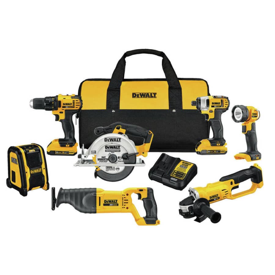 DeWalt 20V Max Compact 7-Tool Combo Kit for $344 DeWalt 20V Max Compact 7-Tool Combo Kit for $344