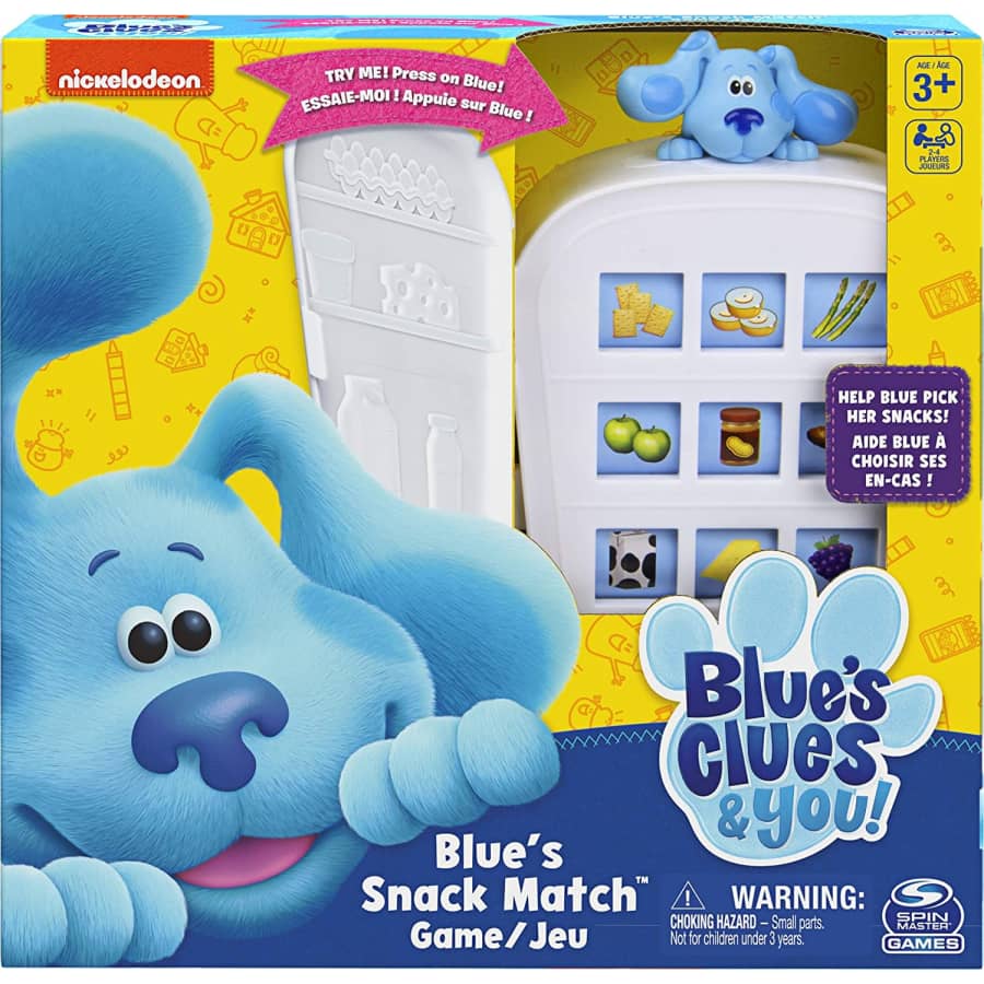 Nickelodeon Blue's Clues Snack Match Game for $12 Nickelodeon Blue's Clues Snack Match Game for $12
