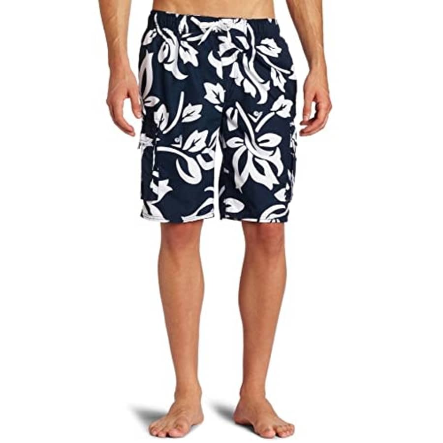 Kanu Surf Men's Fiji Swim Trunk, Navy, Small for $17