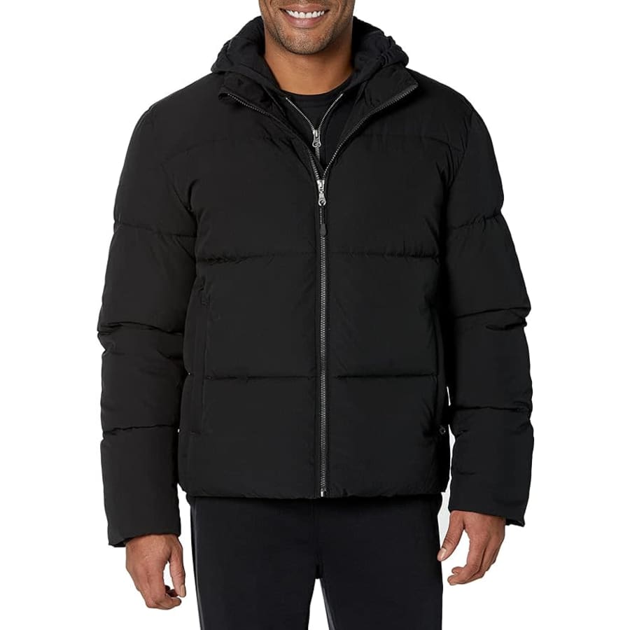 Amazon Essentials Men's Mock Neck Puffer Jacket for $20