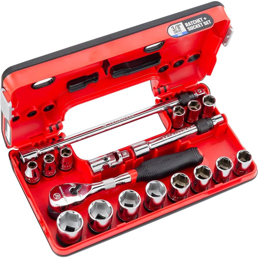 Craftsman V-Series 3/8" 18-Piece Socket Set: $40 Craftsman V-Series 3/8" 18-Piece Socket Set: $40