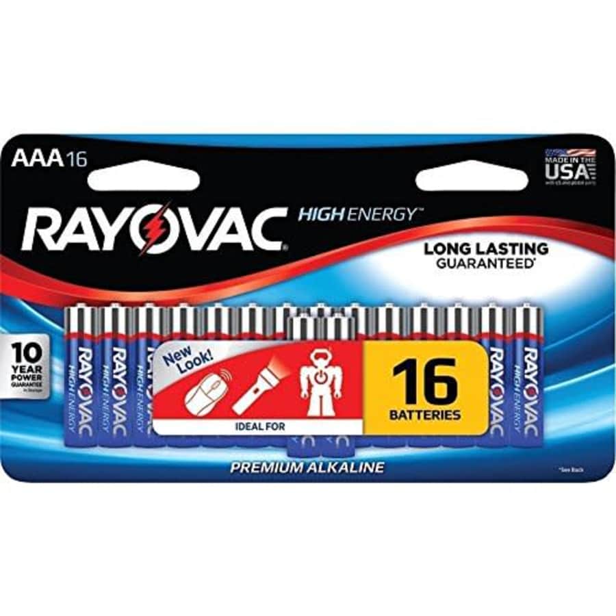 RVC82416LTJ - Ray-o-VAC RAYOVAC 824-16LTJ AAA Alkaline Batteries (16 pk) for $26 RVC82416LTJ - Ray-o-VAC RAYOVAC 824-16LTJ AAA Alkaline Batteries (16 pk) for $26