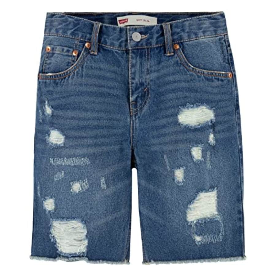 Levi's Boys' 511 Slim Fit Denim Shorts, Paper Shredder, 8 for $42